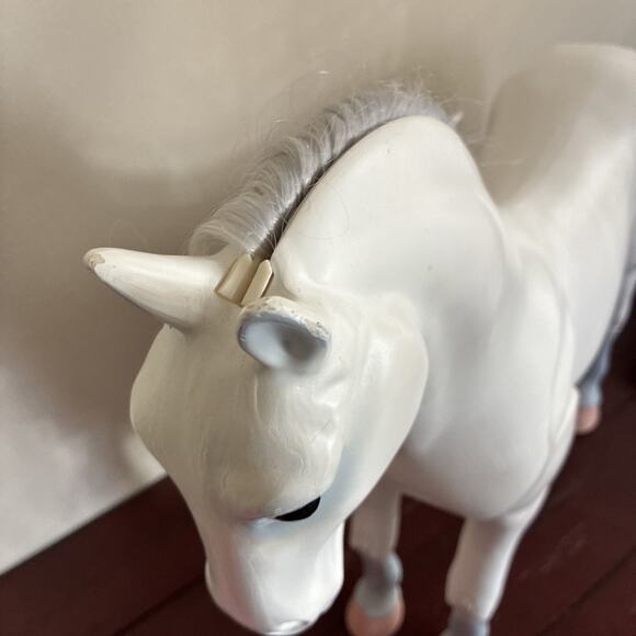 Battat Our Generation White with Purple Mane Circus Horse 20” Articulated Legs - Picture 5 of 9